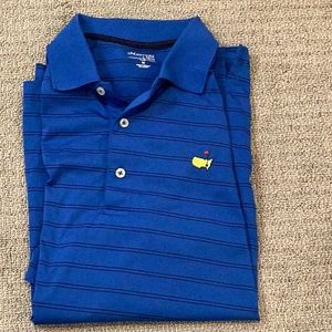 men’s masters tech polo blue